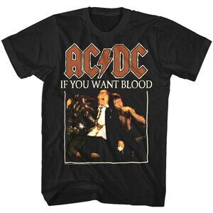ACDC If You Want Blood Vintage Music T Shirt 81